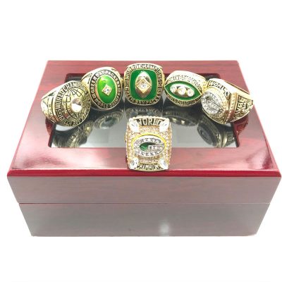 Green Bay Packers Championship 6 Rings Set