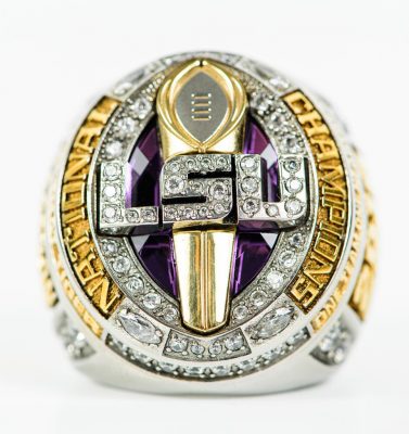 LSU Tigers 2019-2020 National Championship Ring