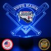 Cleveland Guardians Baseball Sports Fan Lamp, Light Up, Custom Night Light, Free Personalization, 16 Color Option