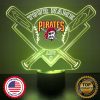 Pittsburgh Pirates Baseball Sports Fan Lamp, Light Up, Custom Night Light, Free Personalization, 16 Color Option