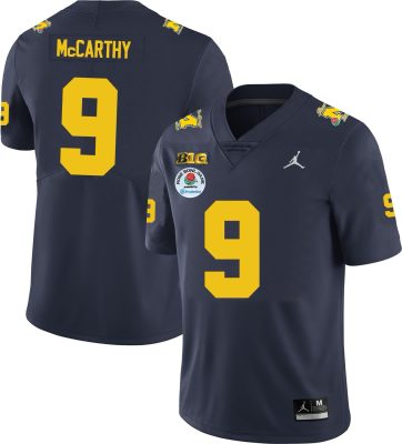 #9 J.J. McCarthy Men's Michigan Wolverines Football Jersey