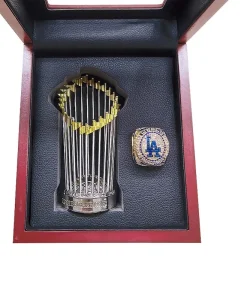 2024 Los Angeles Dodgers World Series Championship Ring With Trophy